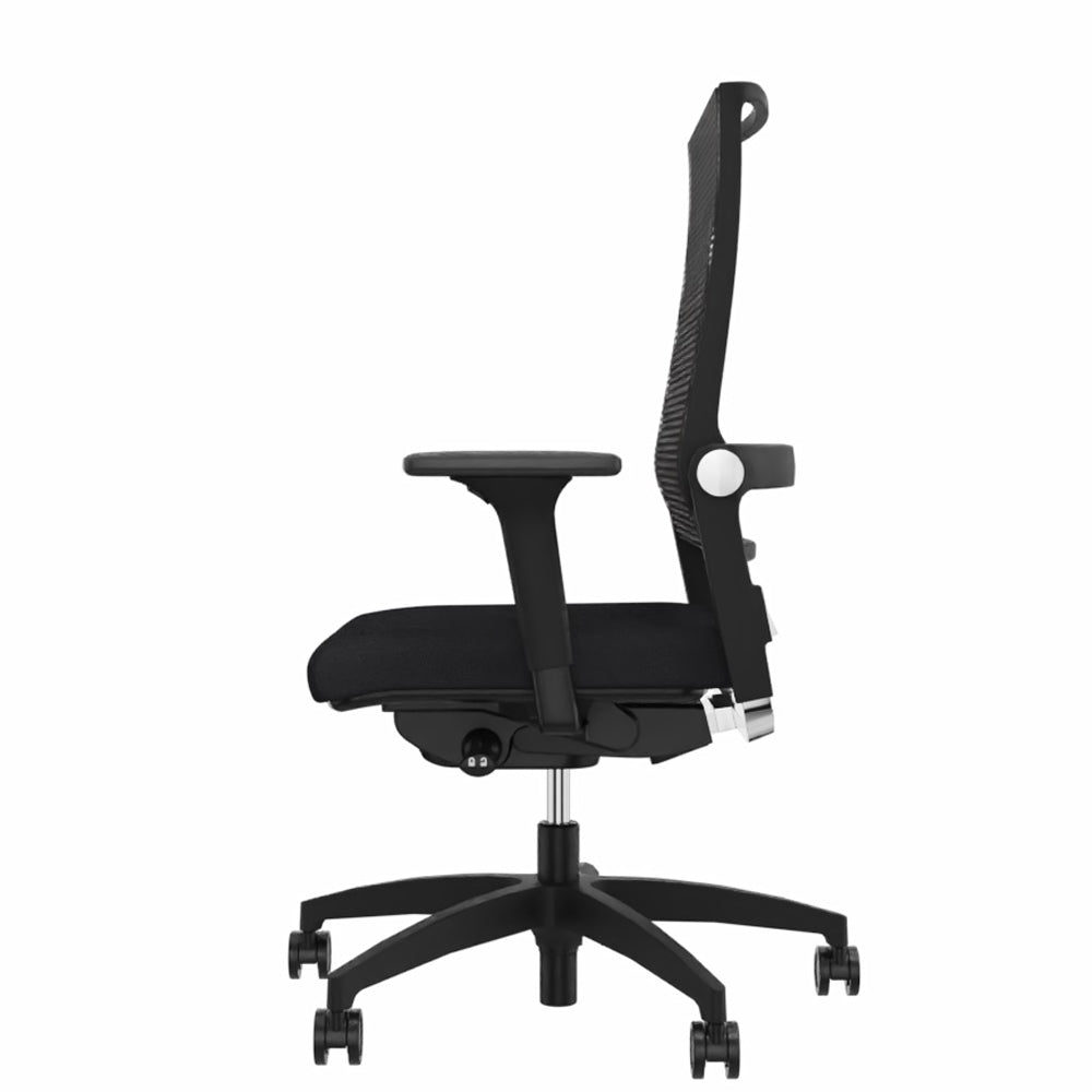 Ergonomischer Bürostuhl Dauphin LORDO FLEX LO 3017_SLP | Netzrücken | Schwarz - Büromöbel Plus