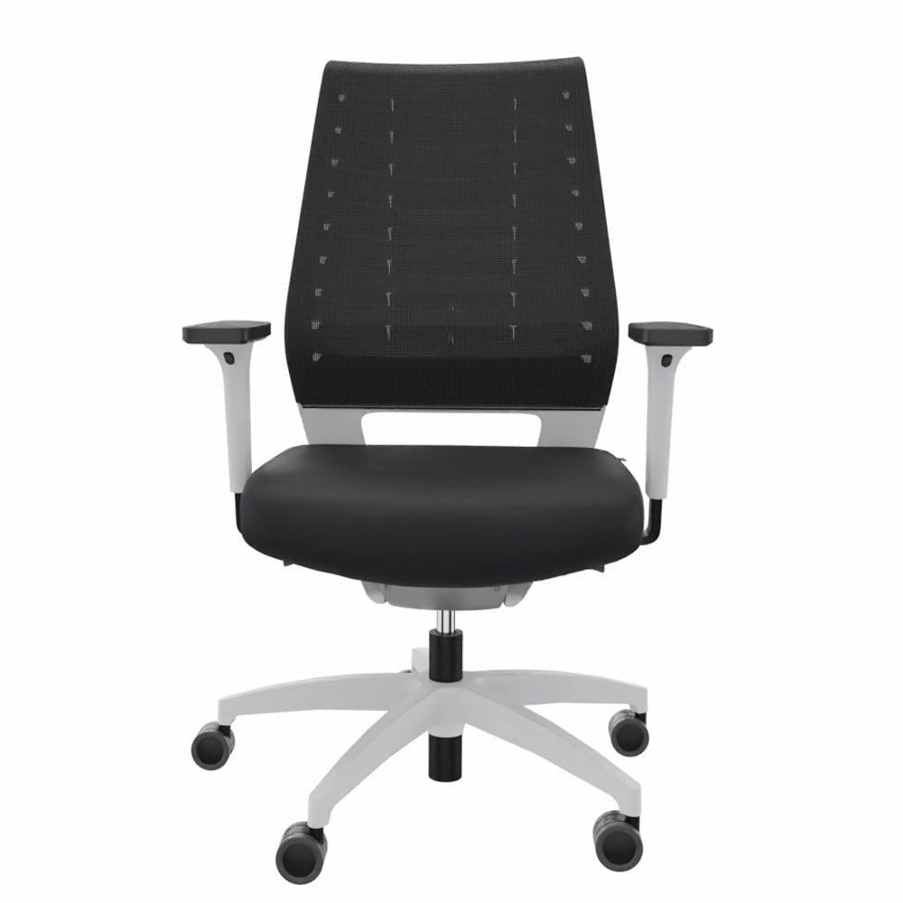 Ergonomischer Bürostuhl Dauphin X - CODE XC 5380 - WEIß - farbige Rücken - Büromöbel Plus