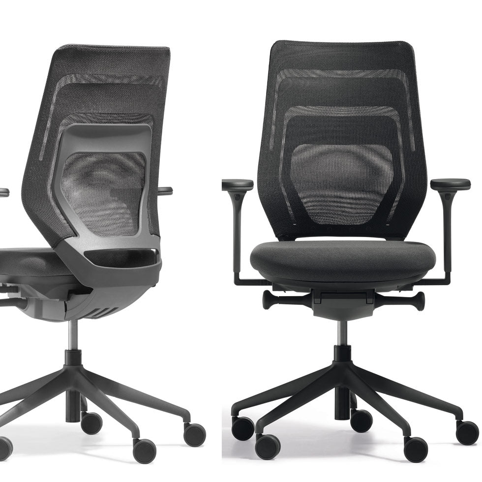 Ergonomischer Bürostuhl FM asiento Farbe Anthrazit - mit Skonto jetzt sparen - Made in Germany🇩🇪 - Büromöbel Plus