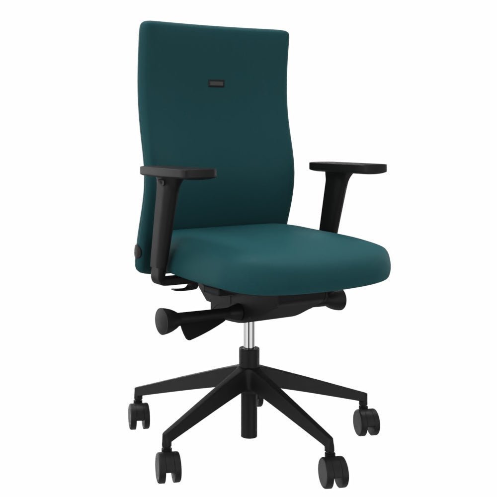 Ergonomischer Bürostuhl lento Agilis AG10 | Viele Farben | Stoff Bondai | Armlehnen - Büromöbel Plus