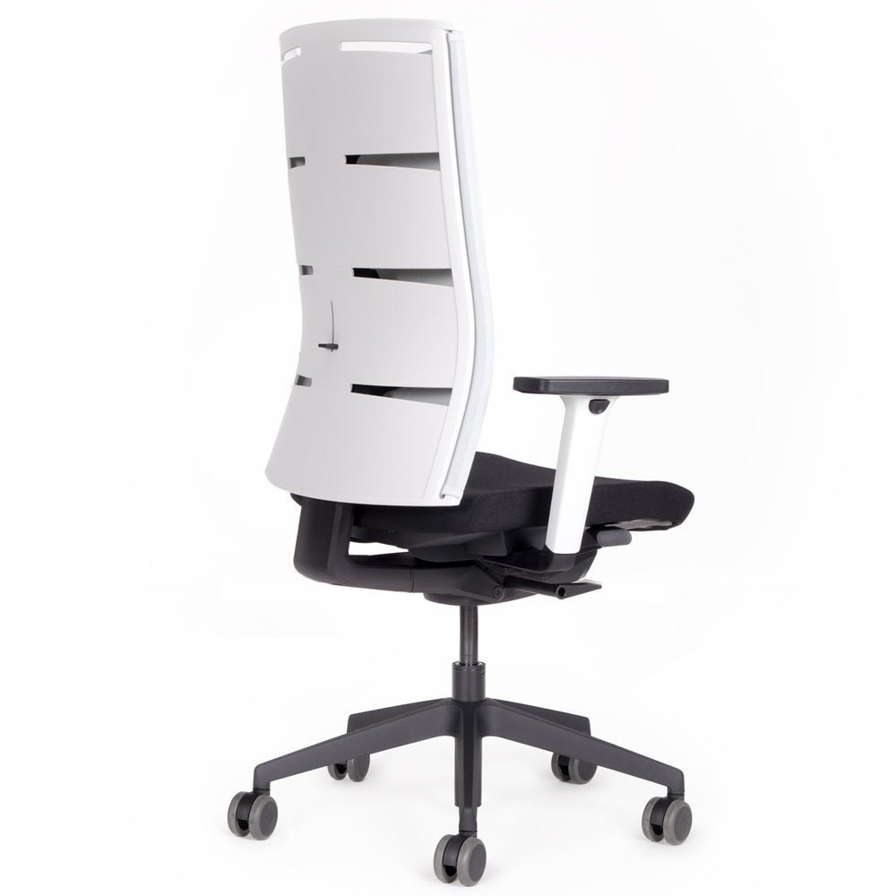 Ergonomischer Bürostuhl Netzrücken lento Agilis Matrix MT12 SONDER EDITION Pure Black - Büromöbel Plus