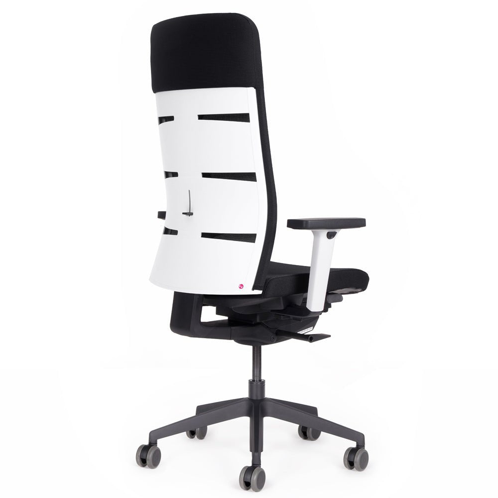 Ergonomischer Bürostuhl Netzrücken lento Agilis Matrix MT13 SONDER EDITION Pure Black - Büromöbel Plus