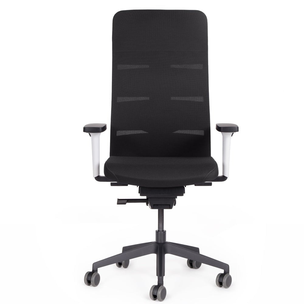 Ergonomischer Bürostuhl Netzrücken lento Agilis Matrix MT13 SONDER EDITION Pure Black - Büromöbel Plus