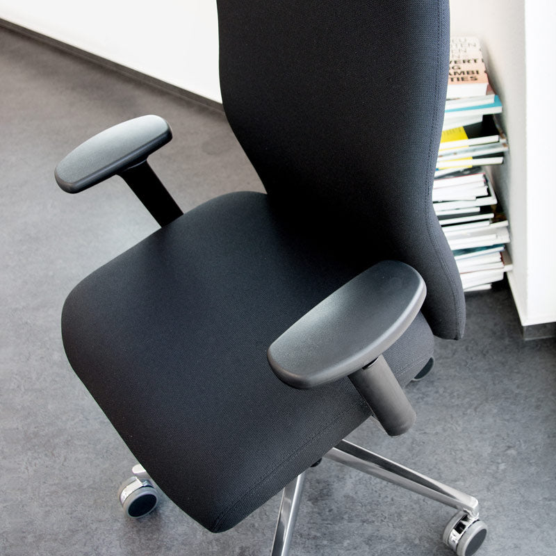 Ergonomischer Bürostuhl XL lento Agilis AG12 "DER ERGONOMISCHER SCHWERLASTSTUHL bis 200 KG" in Stoff - Büromöbel Plus