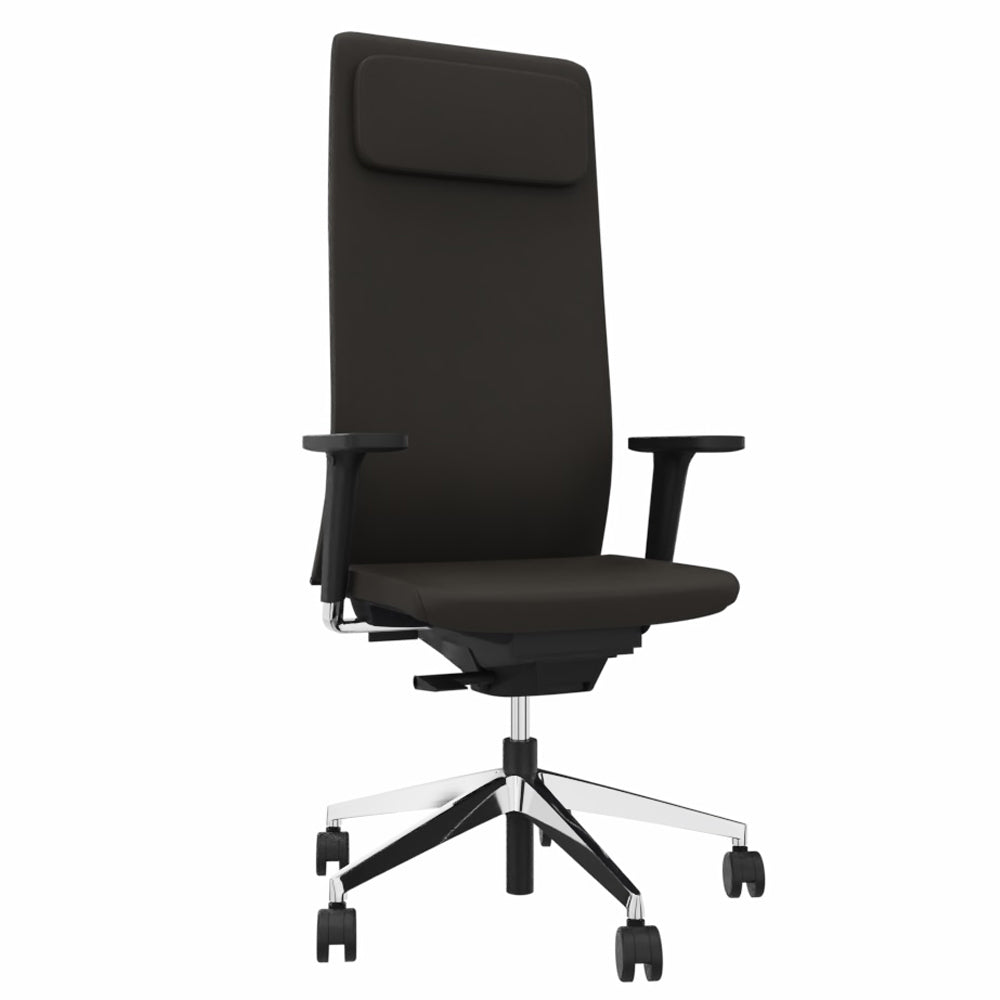 Ergonomischer Chefsessel Echtleder lento Matrix MT14 - DER CHEFSESSEL für entspanntes Arbeiten - Made in Germany - 30 Jahre Garantie - Büromöbel Plus