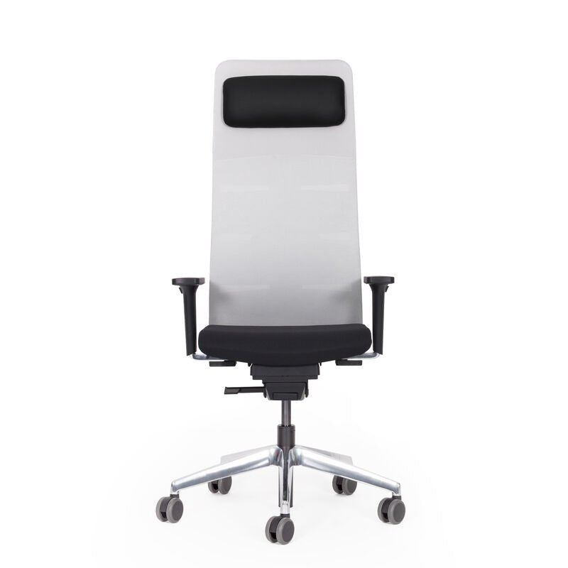 Ergonomischer Chefsessel Netzrücken weiss Matrix MT14 - DER CHEFSESSEL für entspanntes Arbeiten - Made in Germany - 30 Jahre Garantie - Büromöbel Plus