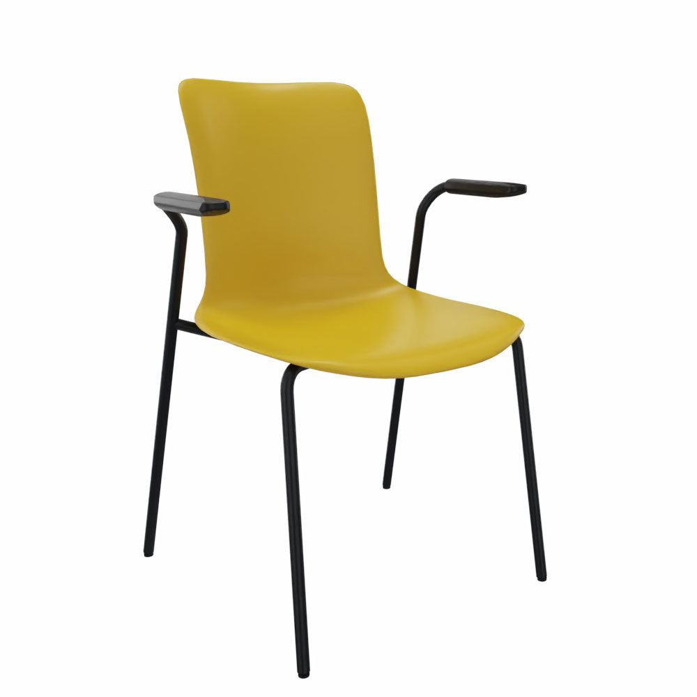 Golden Yellow | Schwarz | Armlehne