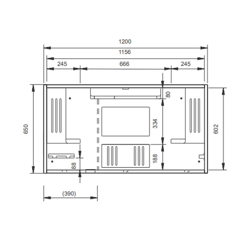 Hammerbacher Wandschreibtisch klappbar Homeoffice Schreibtisch Büromöbel Plus - 120cm breit ultraflach - Made in Germany - Büromöbel Plus