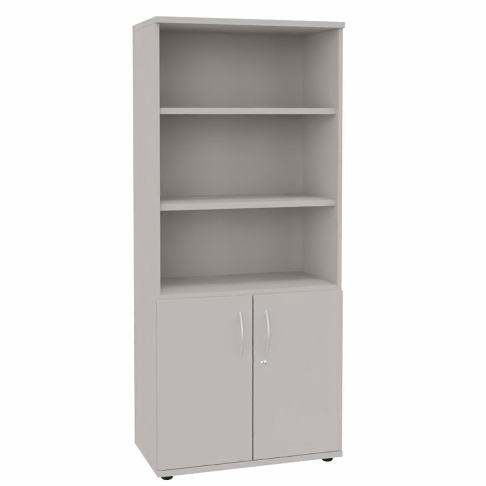 Kombischrank Regal Aktenschrank 5OH 800 mm breit + Schrank Serie Profi montiert + auf Rechnung bestellen und sparen - Büromöbel Plus