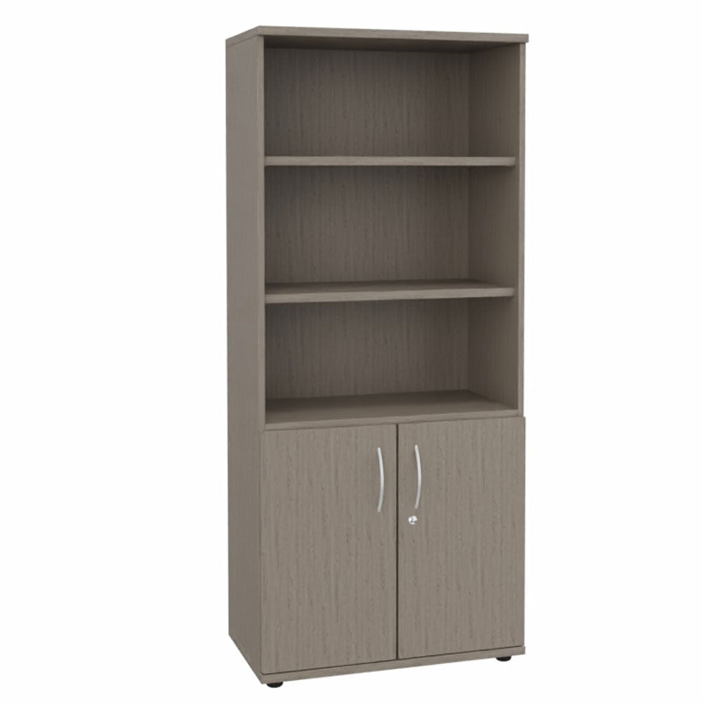 Kombischrank Regal Aktenschrank 5OH 800 mm breit + Schrank Serie Profi montiert + auf Rechnung bestellen und sparen - Büromöbel Plus