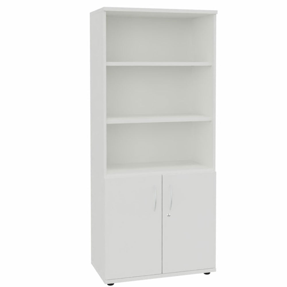 Kombischrank Regal Aktenschrank 5OH 800 mm breit + Schrank Serie Profi montiert + auf Rechnung bestellen und sparen - Büromöbel Plus