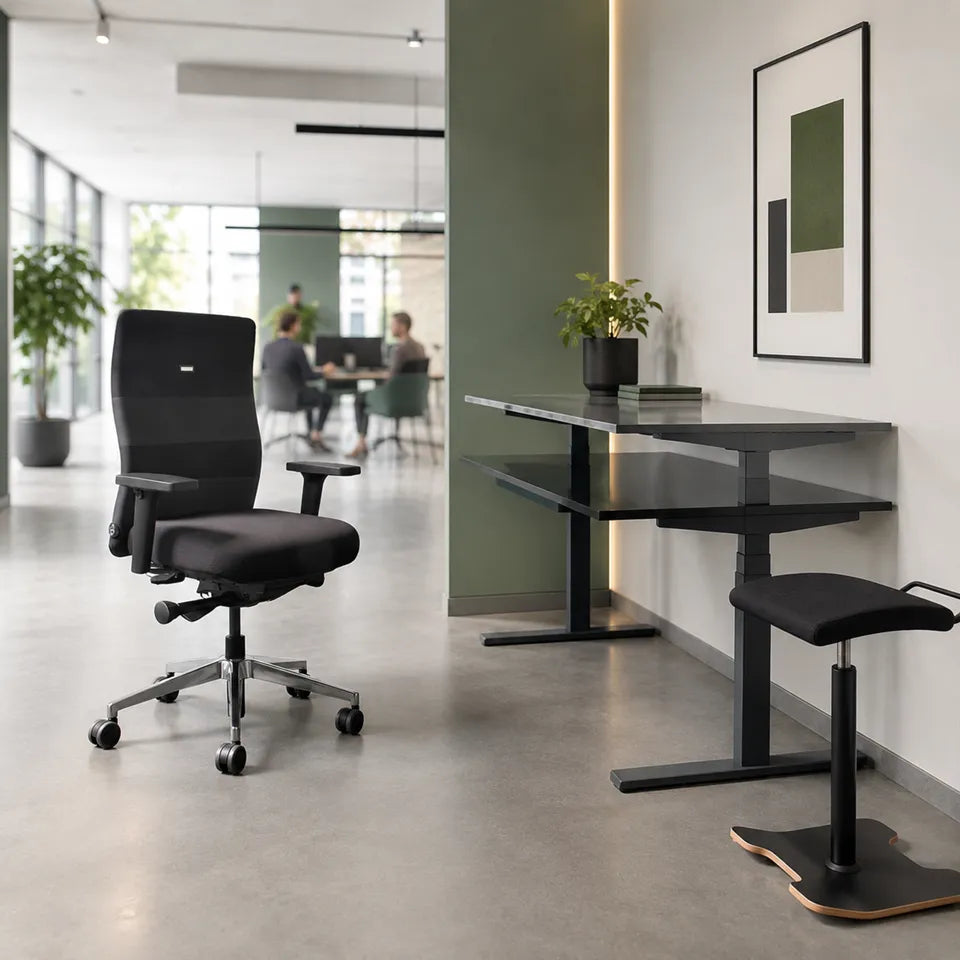 Ergonomischer Bürostuhl lento Agilis AG10 inkl. 4D-Armlehnen - Der AKTIVE