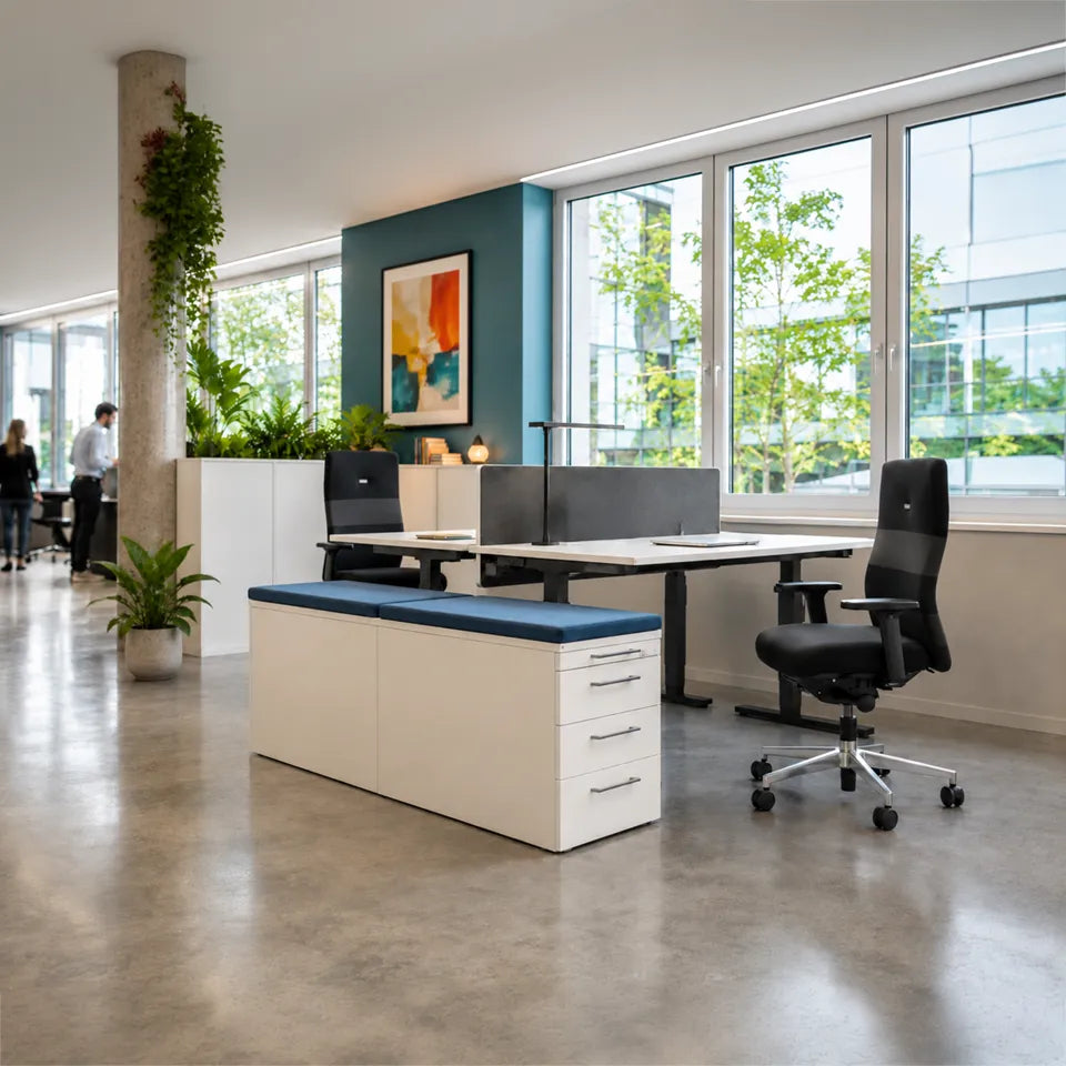 Ergonomischer Bürostuhl lento Agilis AG10 inkl. 4D-Armlehnen - Der AKTIVE
