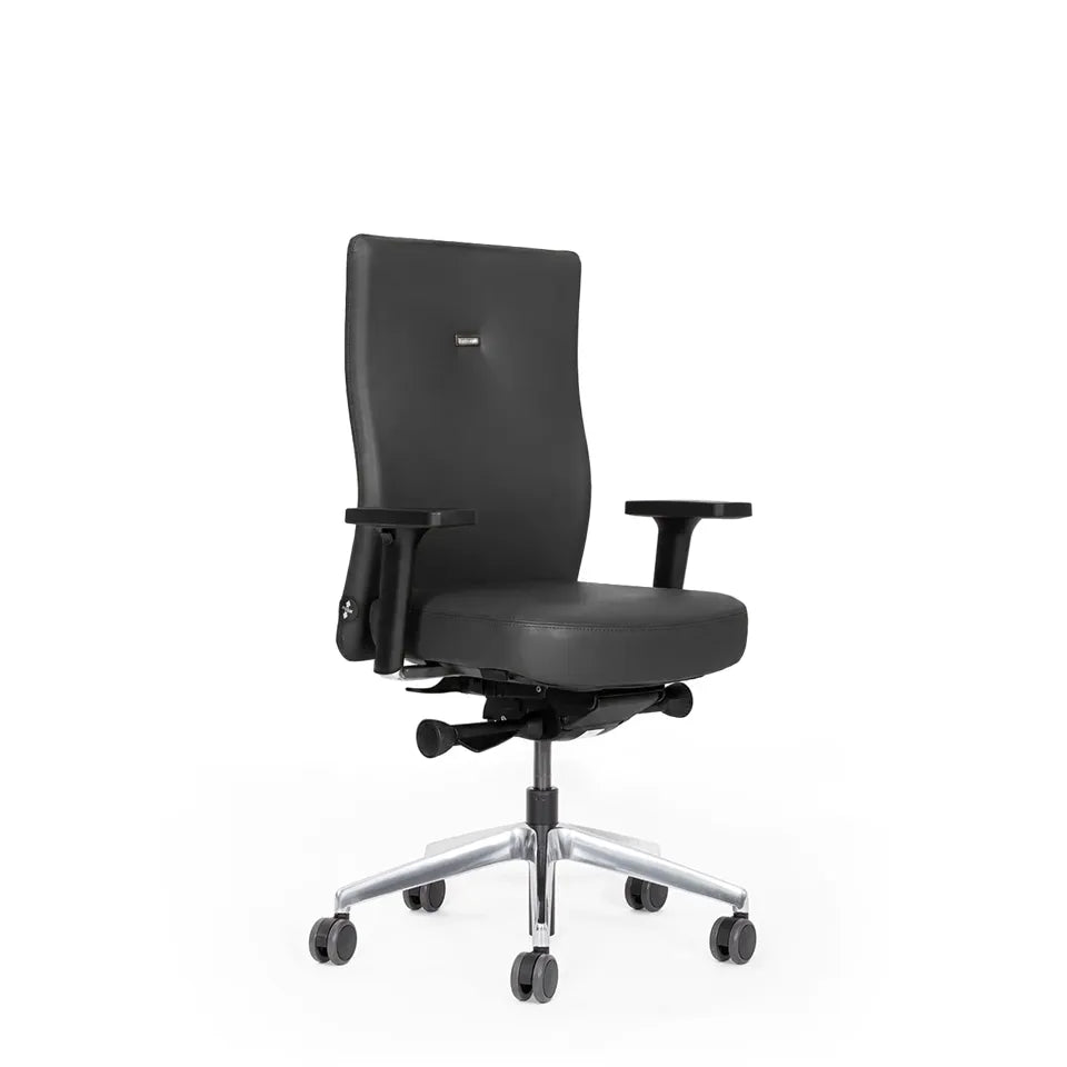 Ergonomischer Bürostuhl Agilis AG10 | Comfort | Leder
