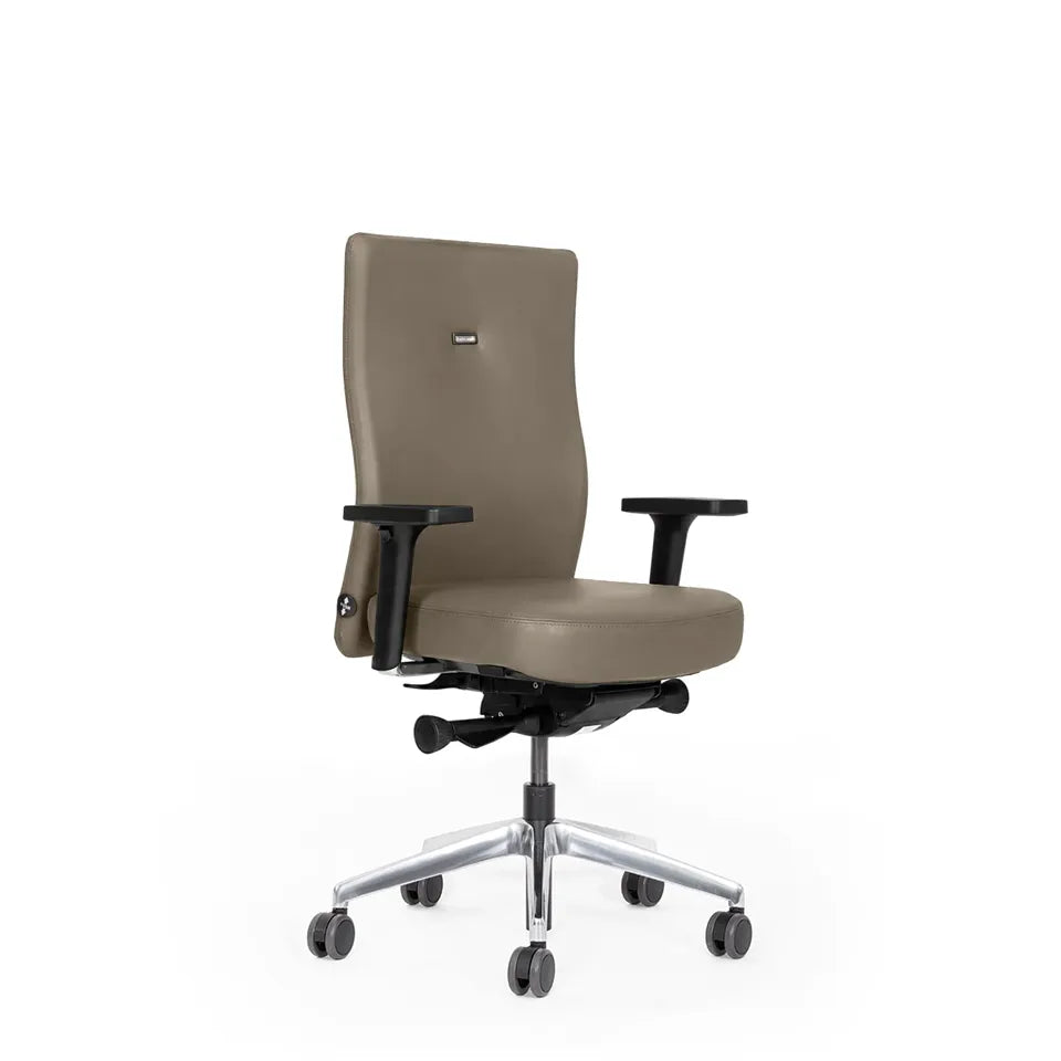 Ergonomischer Bürostuhl Agilis AG10 | Comfort | Leder