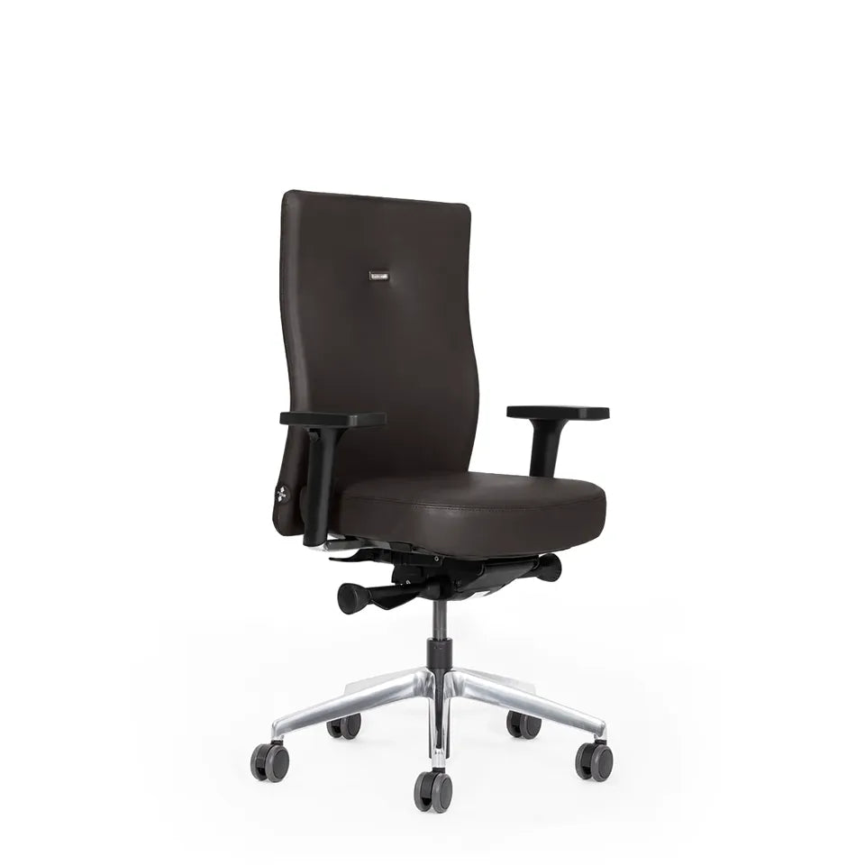 Ergonomischer Bürostuhl Agilis AG10 | Comfort | Leder