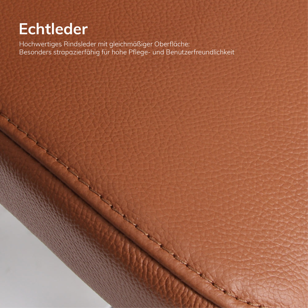 Ergonomischer Chefsessel Echtleder Matrix MT14 - DER CHEFSESSEL für entspanntes Arbeiten - Made in Germany - 30 Jahre Garantie