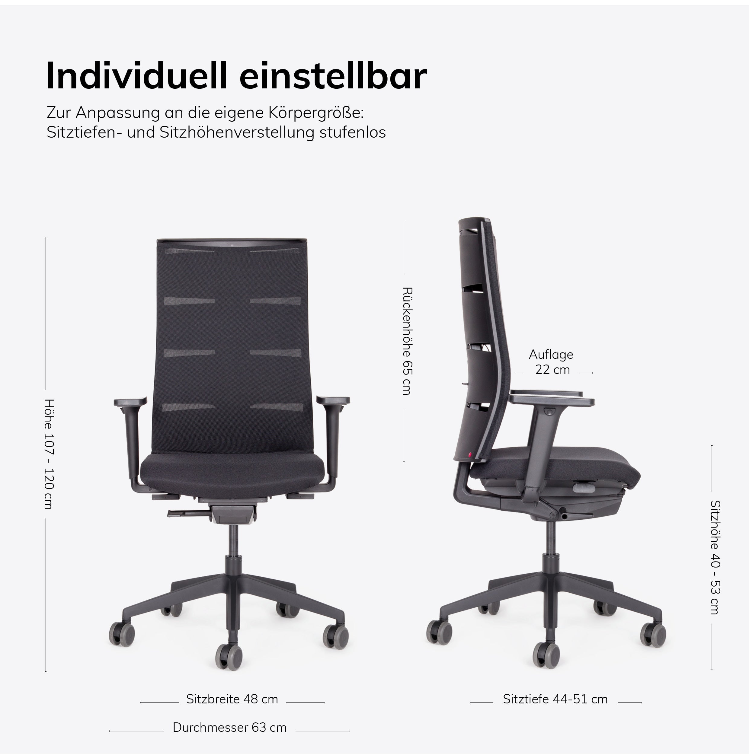 White Smoke Ergonomischer Bürostuhl Netzrücken lento Agilis Matrix MT12 SONDER EDITION Pure Black lento-agilis-matrix-start-up-ergonomischer-buerostuhl-2_e85ede41-7863-4740-9e07-24bcb8d2ab13.jpg