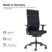 Ergonomischer Bürostuhl lento Agilis MT12 mit schwarzem Fußkreuz - 10 Jahre Garantie - Made in Germany