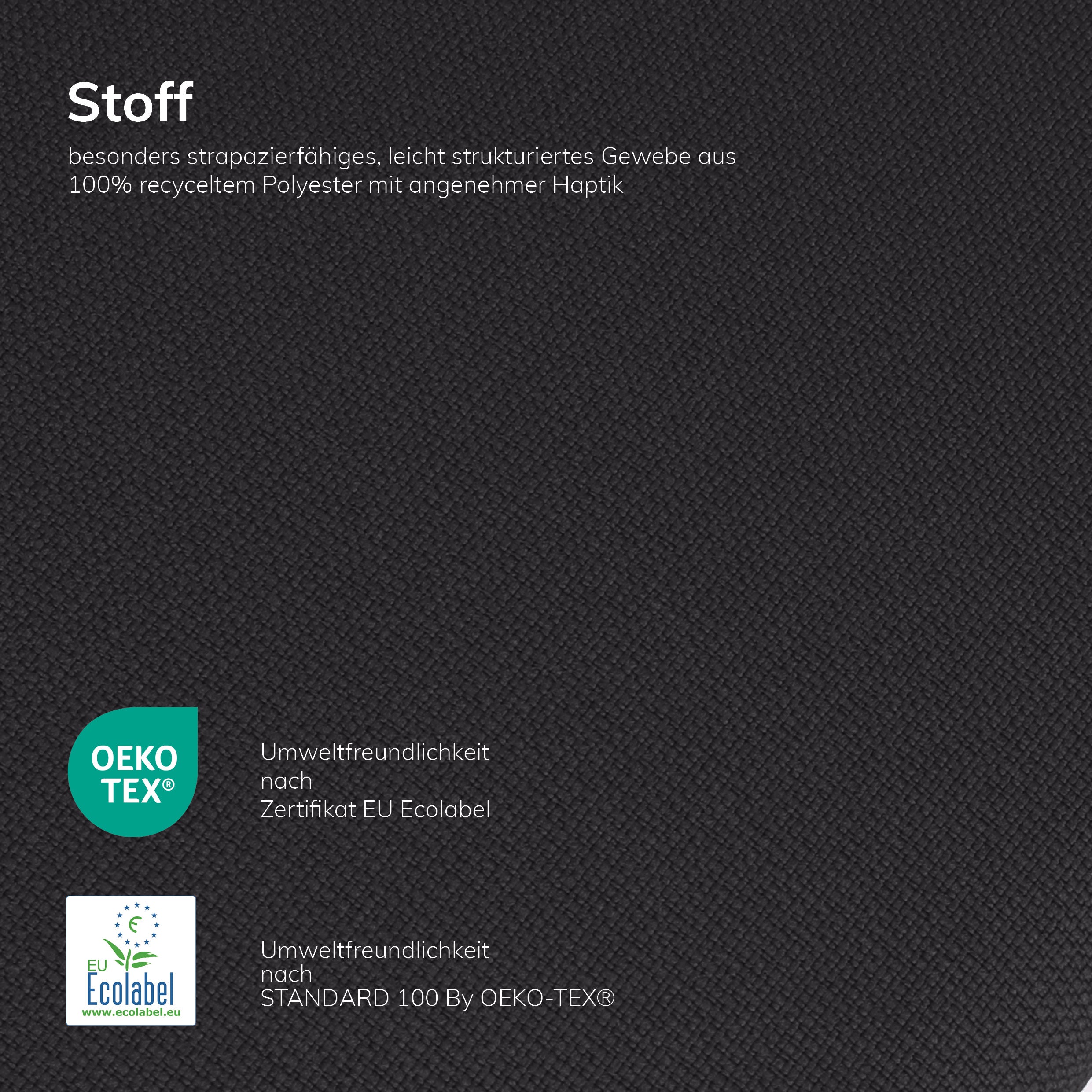 Ergonomischer Bürohocker Hocker - Stehhilfe mit Bodenwippe von der Marke: Lento - Modell: Sella Activa - verhindert Rückenschmerzen und Verspannungen - STOFF SCHWARZ - Made in Germany 🇩🇪