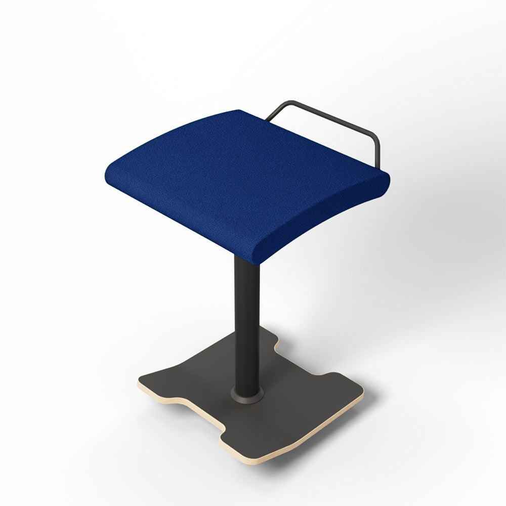 Ergonomischer Bürohocker Hocker - Stehhilfe mit Bodenwippe Lento Sella Activa SA10 - verhindert Rückenschmerzen und Verspannungen