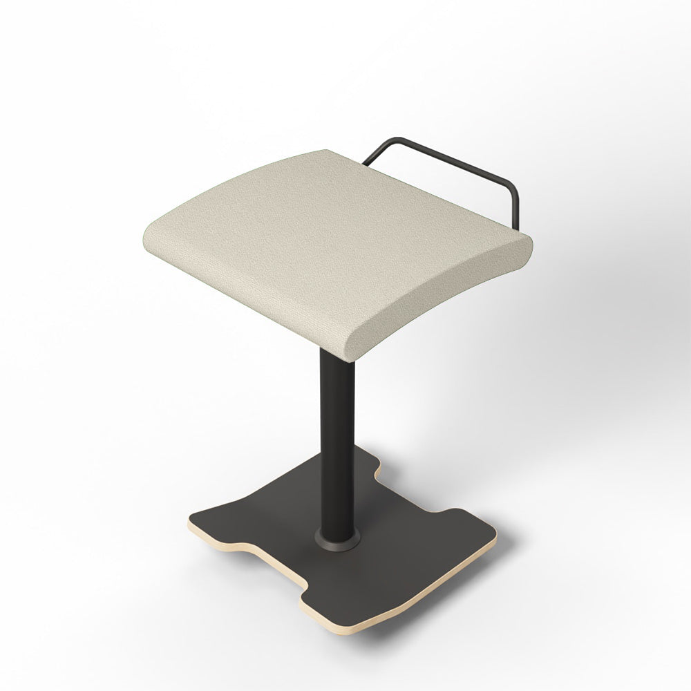 Ergonomischer Bürohocker Hocker - Stehhilfe mit Bodenwippe Lento Sella Activa SA10 - verhindert Rückenschmerzen und Verspannungen