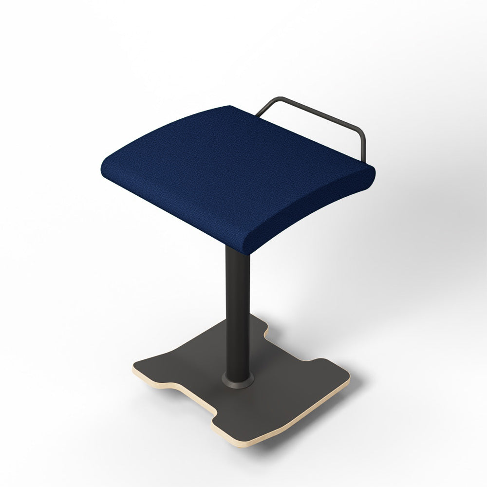 Ergonomischer Bürohocker Hocker - Stehhilfe mit Bodenwippe Lento Sella Activa SA10 - verhindert Rückenschmerzen und Verspannungen