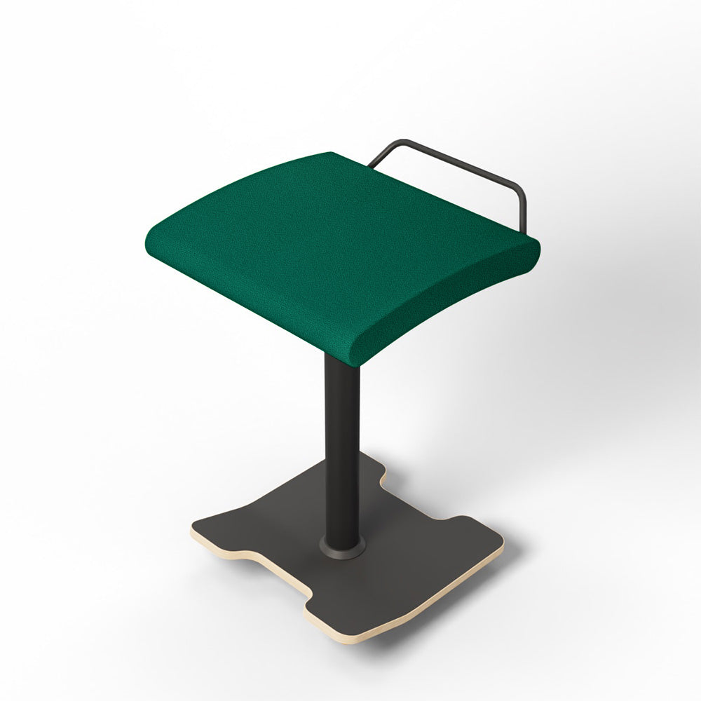 Ergonomischer Bürohocker Hocker - Stehhilfe mit Bodenwippe Lento Sella Activa SA10 - verhindert Rückenschmerzen und Verspannungen