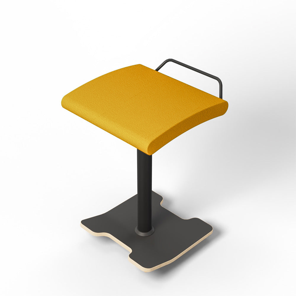 Ergonomischer Bürohocker Hocker - Stehhilfe mit Bodenwippe Lento Sella Activa SA10 - verhindert Rückenschmerzen und Verspannungen