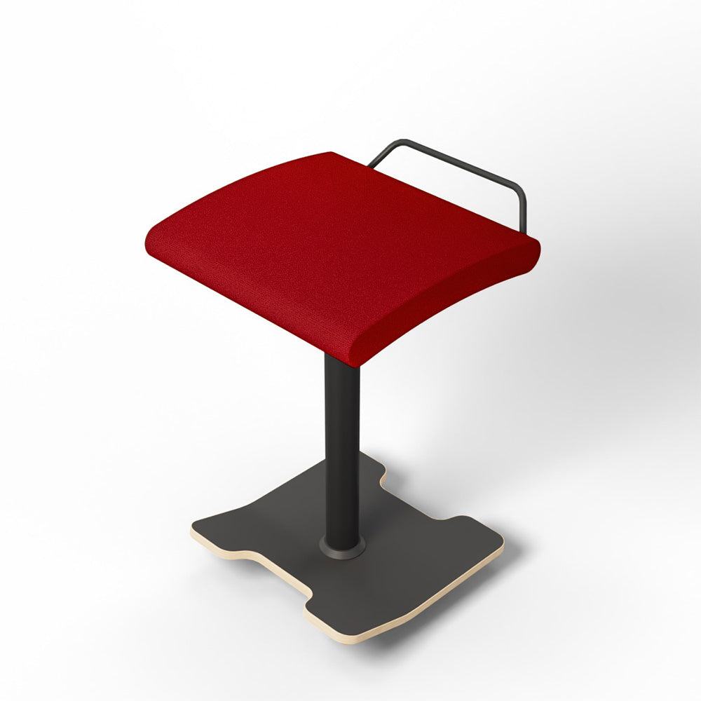 Ergonomischer Bürohocker Hocker - Stehhilfe mit Bodenwippe Lento Sella Activa SA10 - verhindert Rückenschmerzen und Verspannungen