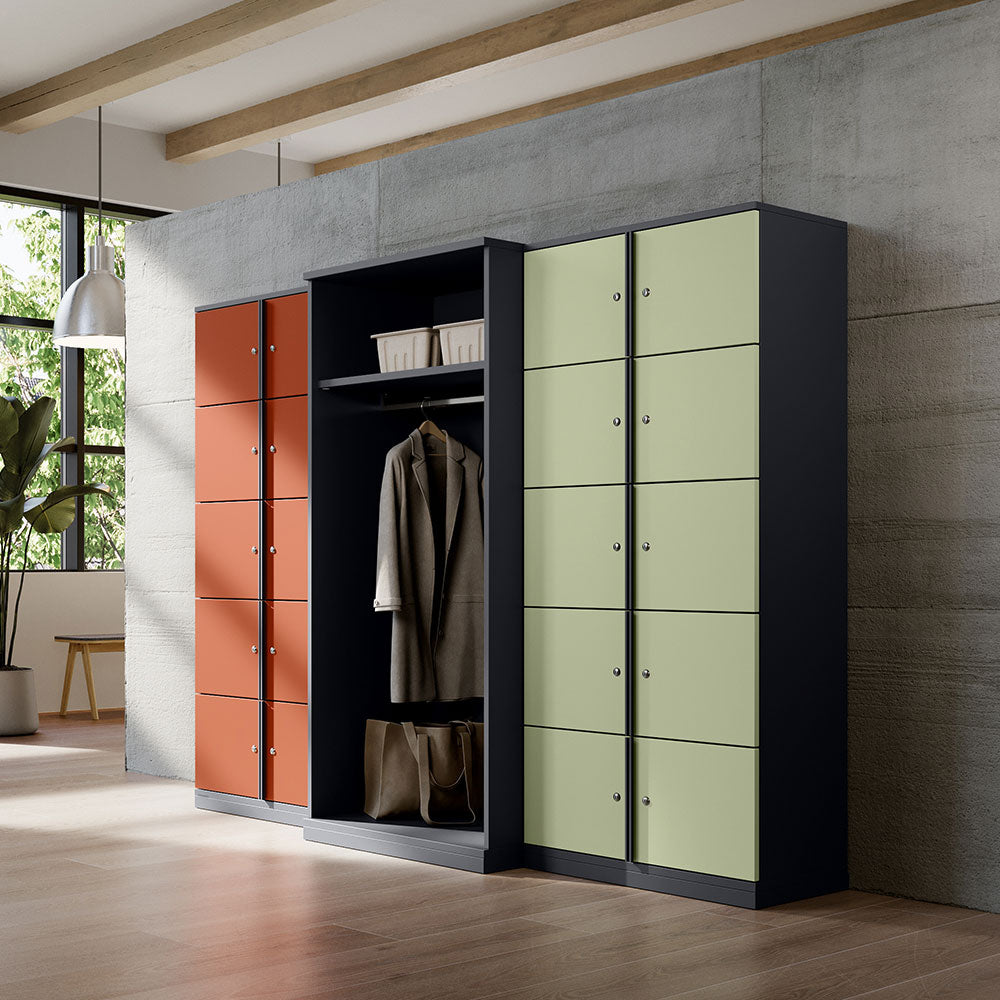 Lockerschrank Style | Schließfachschrank | Büroschrank | 4 + 5OH x 40 cm