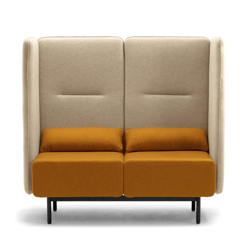 Lounge Sofa hoher Rücken Calesita DIALOG - hochwertiger Wollbezug Fenice - Made in Germany - Auf Rechnung kaufen - Büromöbel Plus