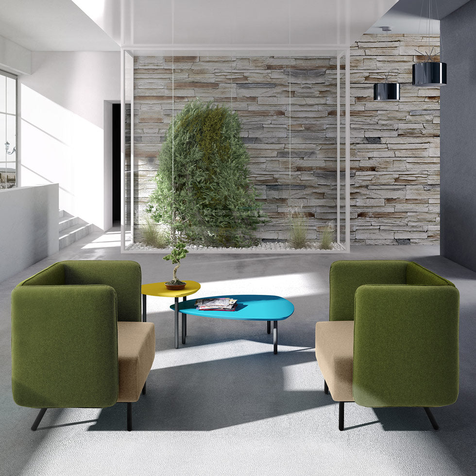 Lounge Sofa Sessel Calesita DIALOG von FM im hochwertigen Wollbezug Fenice - Made in Germany - Auf Rechnung kaufen