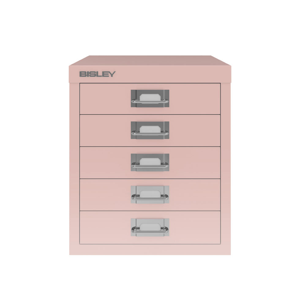 Gray Bisley MultiDrawer™ L125 - 5 Schubladen - Gesamthöhe 325 mm - DIN A4 - Alle Farben - jetzt auf Rechnung bestellen multidrawer-bisley-pastell-pink-bueromoebel-plus-schubladenschrank-container-schreibtisch.jpg Büromöbel Plus