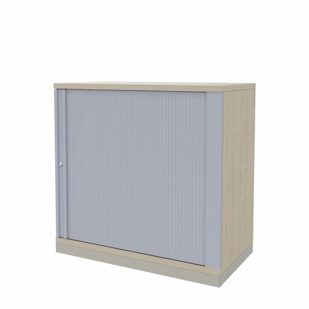 Rolladenschrank Sidebord Büroschrank 2OH x 800 mm breit + Schrankserie Profi + auf Rechnung bestellen und sparen - Büromöbel Plus