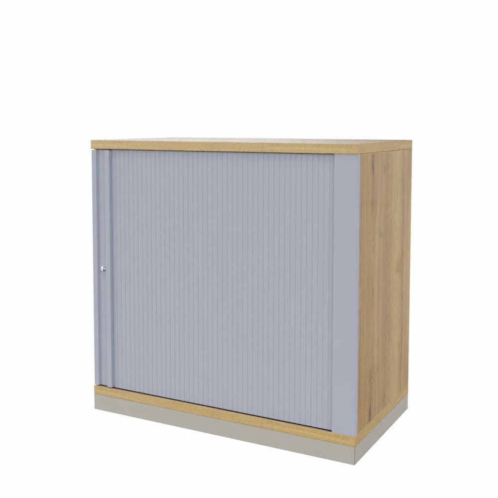 Rolladenschrank Sidebord Büroschrank 2OH x 800 mm breit + Schrankserie Profi + auf Rechnung bestellen und sparen - Büromöbel Plus