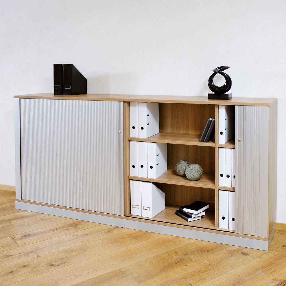 Rolladenschrank | Sidebord | Büroschrank 3 OH 1200 mm breit | Profi Qualität auf Rechnung
