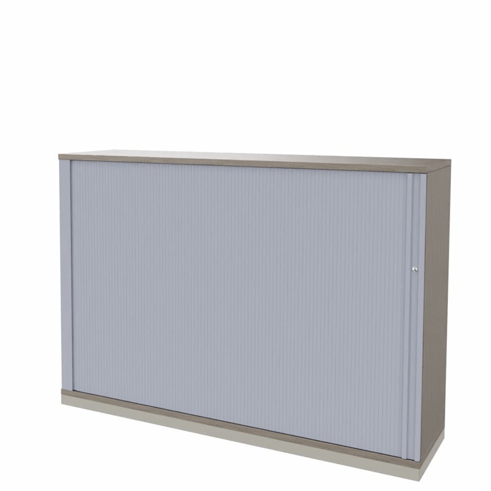 Rolladenschrank Sidebord Büroschrank 3OH x 1600 mm breit + Schrankserie Profi + auf Rechnung bestellen und sparen - Büromöbel Plus