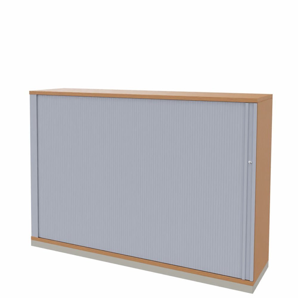 Rolladenschrank Sidebord Büroschrank 3OH x 1600 mm breit + Schrankserie Profi + auf Rechnung bestellen und sparen - Büromöbel Plus