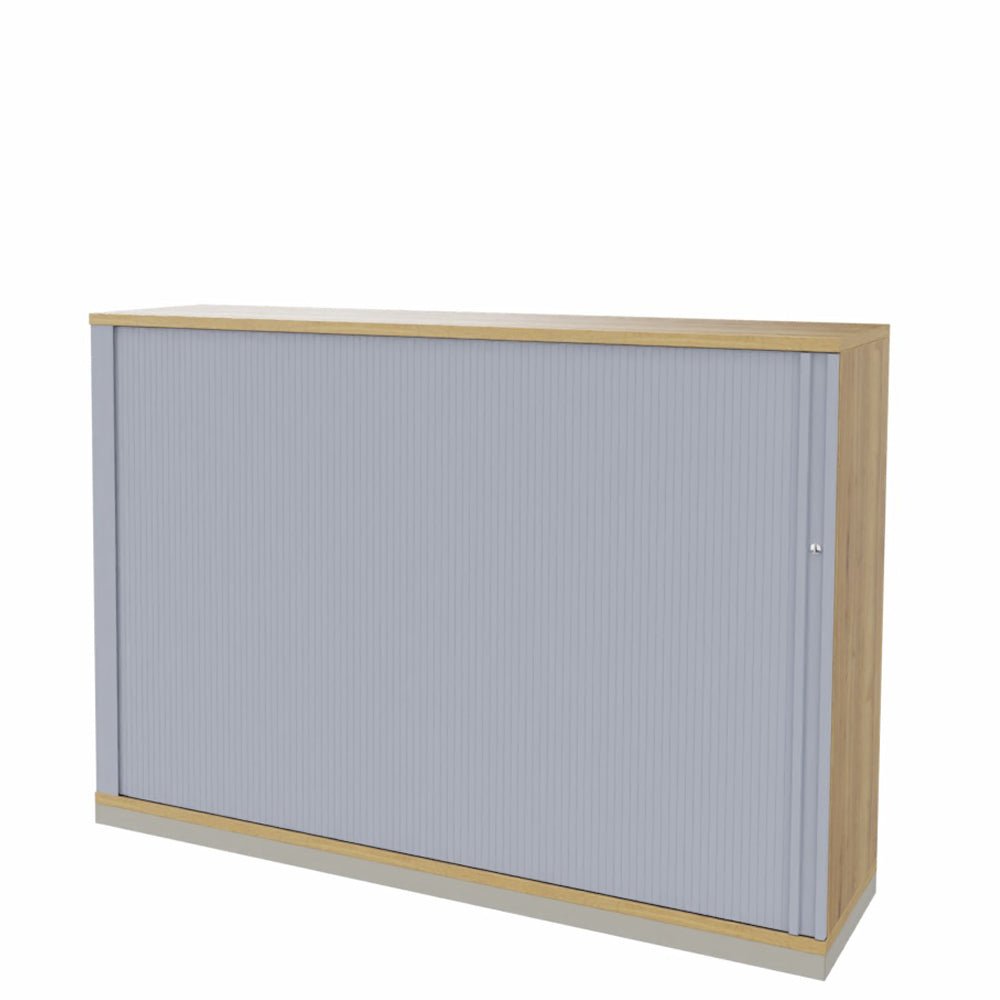 Rolladenschrank Sidebord Büroschrank 3OH x 1600 mm breit + Schrankserie Profi + auf Rechnung bestellen und sparen - Büromöbel Plus