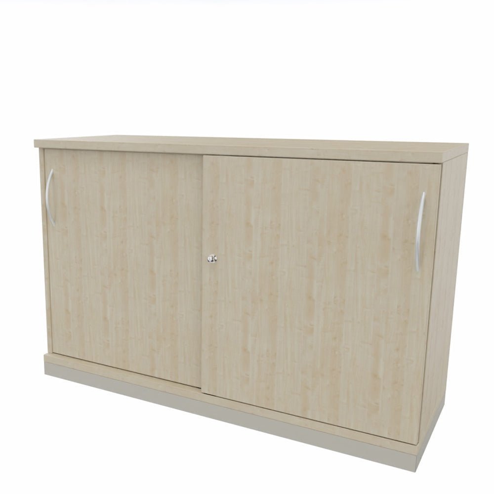 Schiebetürenschrank | Aktenschrank | Sidebord | Büroschrank 2OH x 1200 mm breit + Schrankserie Profi - Büromöbel Plus