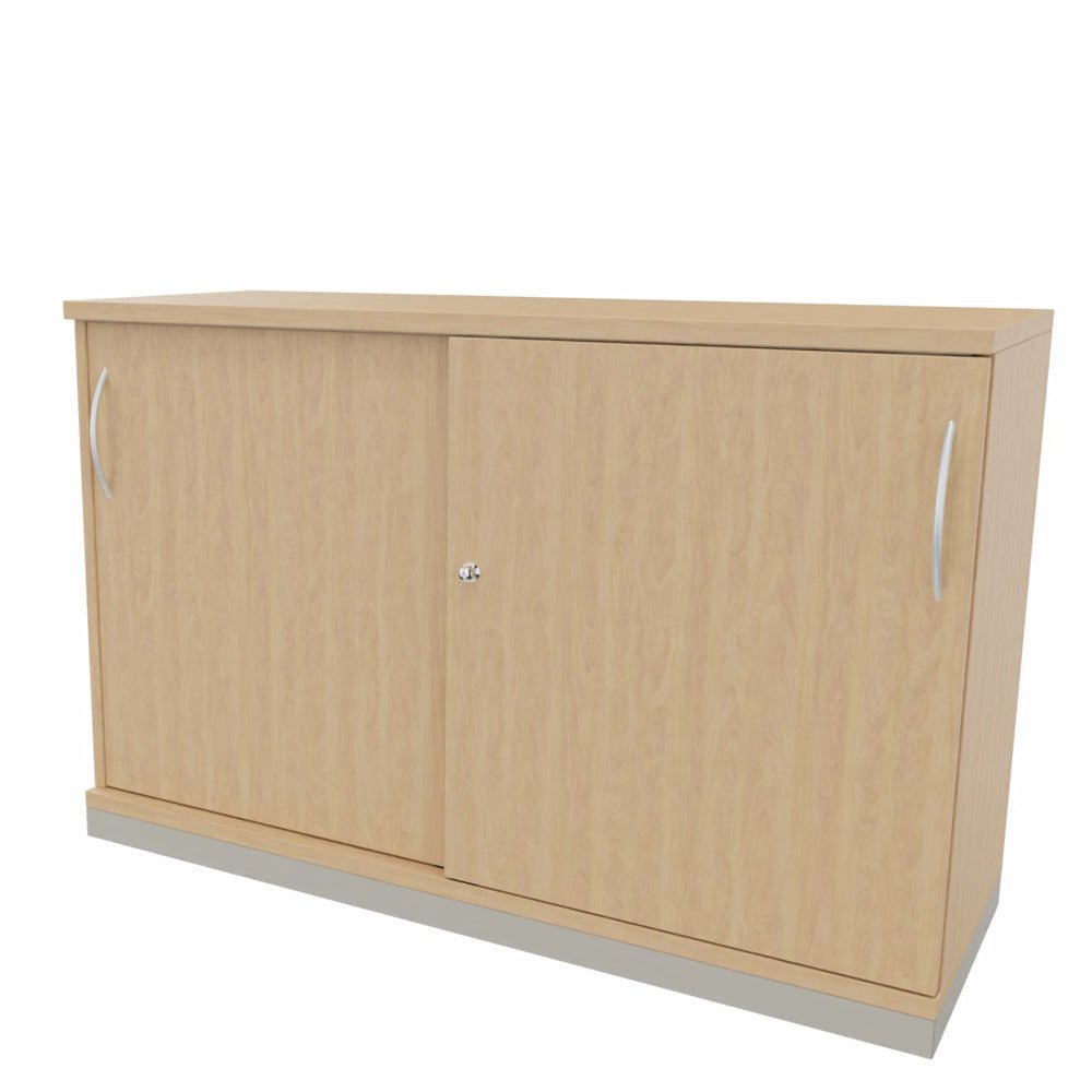 Schiebetürenschrank | Aktenschrank | Sidebord | Büroschrank 2OH x 1200 mm breit + Schrankserie Profi - Büromöbel Plus