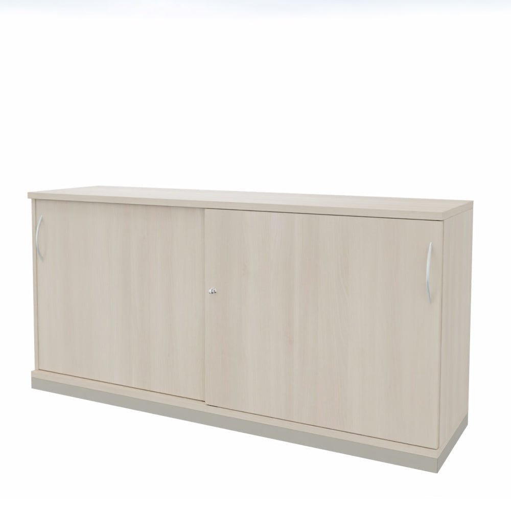 Schiebetürenschrank | Aktenschrank | Sidebord | Büroschrank 2OH x 1600 mm breit + Schrankserie Profi - Büromöbel Plus