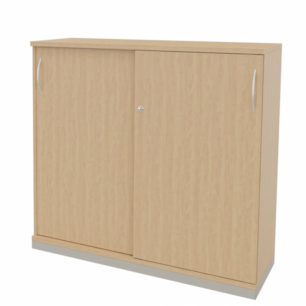 Schiebetürenschrank | Aktenschrank | Sidebord | Büroschrank 3OH x 1200 mm breit + Schrankserie Profi - Büromöbel Plus