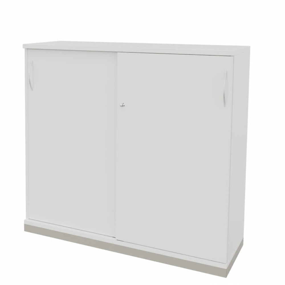 Schiebetürenschrank | Aktenschrank | Sidebord | Büroschrank 3OH x 1200 mm breit + Schrankserie Profi - Büromöbel Plus