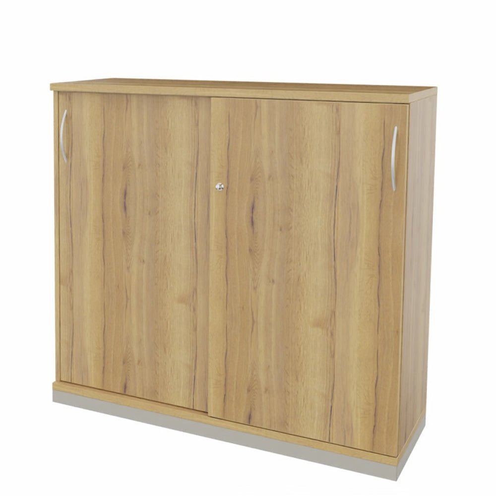 Schiebetürenschrank | Aktenschrank | Sidebord | Büroschrank 3OH x 1200 mm breit + Schrankserie Profi - Büromöbel Plus