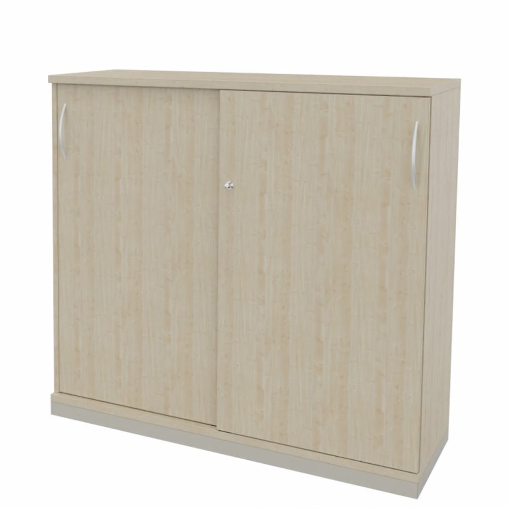 Schiebetürenschrank | Aktenschrank | Sidebord | Büroschrank 3OH x 1200 mm breit + Schrankserie Profi - Büromöbel Plus