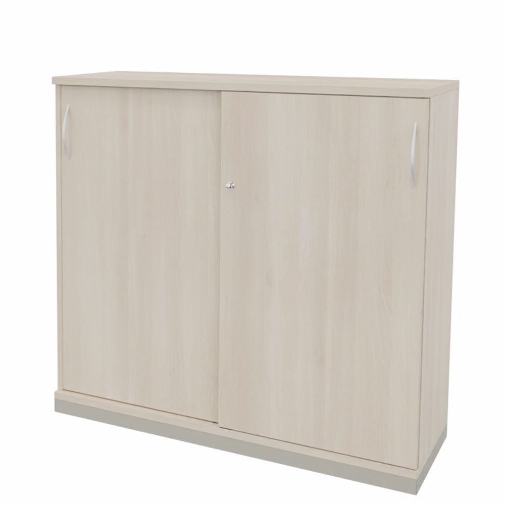 Schiebetürenschrank | Aktenschrank | Sidebord | Büroschrank 3OH x 1200 mm breit + Schrankserie Profi - Büromöbel Plus