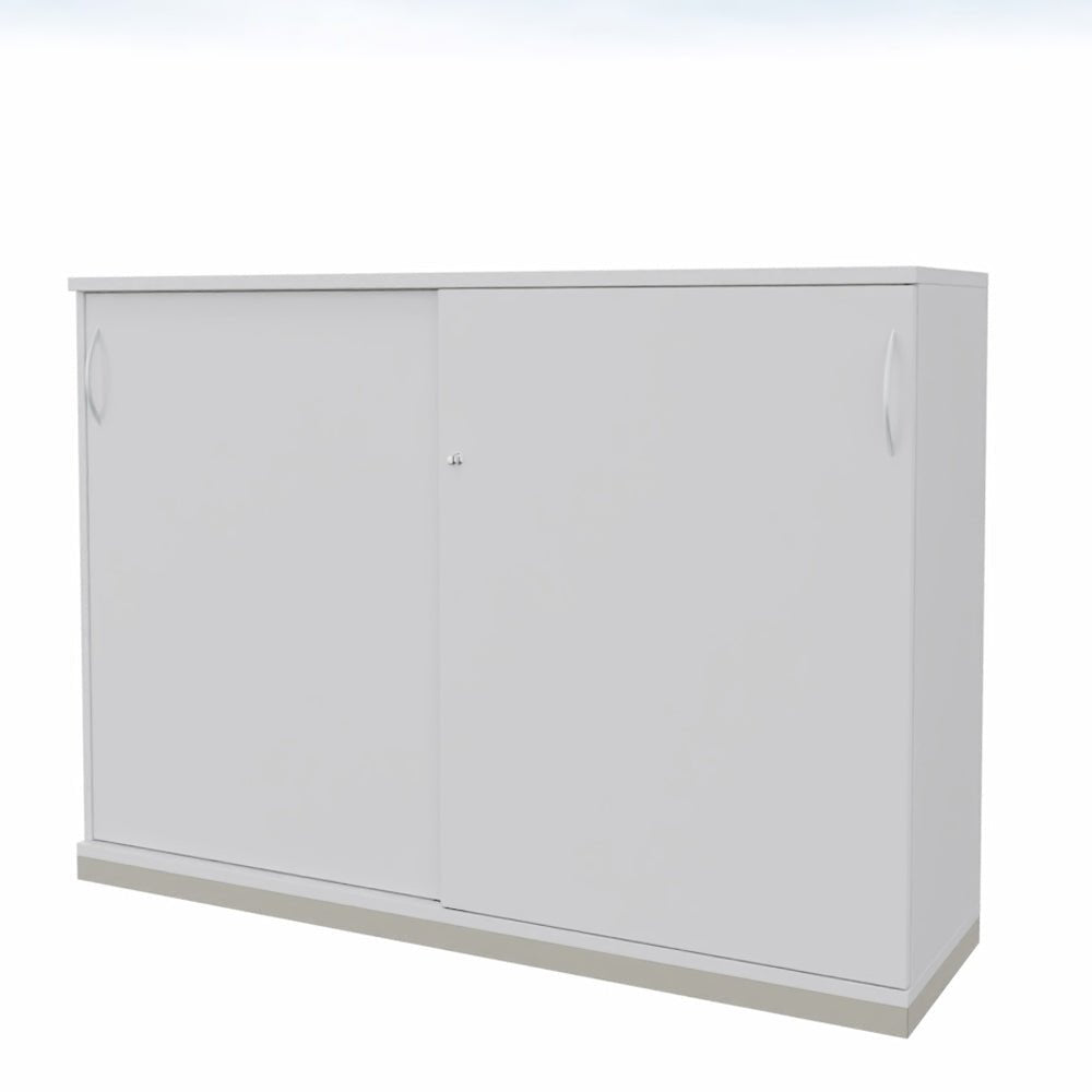 Schiebetürenschrank | Aktenschrank | Sidebord | Büroschrank 3OH x 1600 mm breit + Schrankserie Profi - Büromöbel Plus