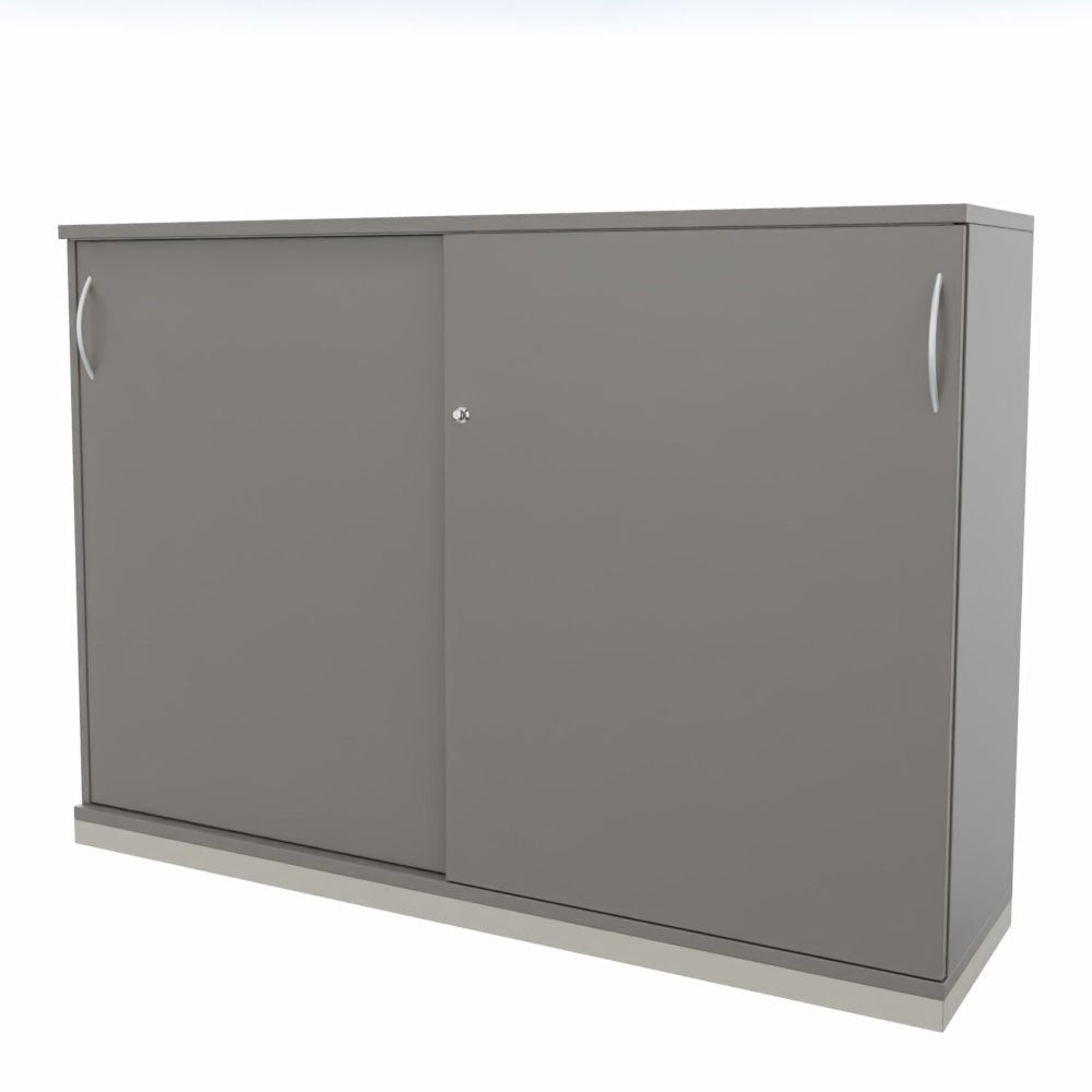 Schiebetürenschrank | Aktenschrank | Sidebord | Büroschrank 3OH x 1600 mm breit + Schrankserie Profi - Büromöbel Plus